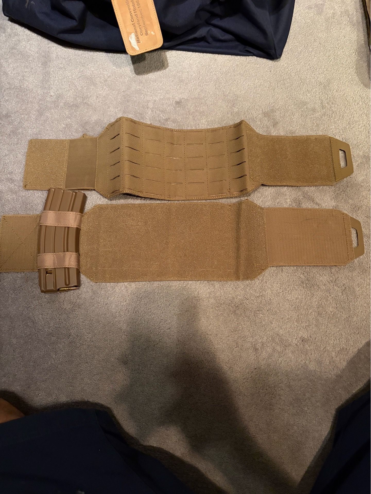 Coyote brown cummerbund
