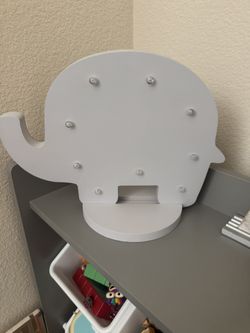 Elephant Light With Stand