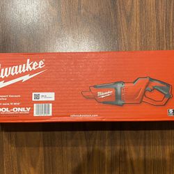 Milwaukee 0850-20 M12 12V Compact Cordless Vacuum Tool  ! Brand New ! Tool Only !!!