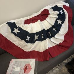 American Flag Bunting Outdoor 3x6 / New 