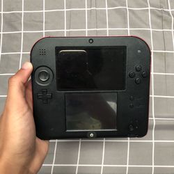 Nintendo 2DS Crimson Black & Red for Parts or Repair **READ DESCRIPTION