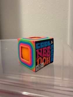 2 ( $10 for both ) NeeDoh Cool Cube Mini Blue -Sealed pink and orange