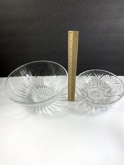 2 Glass Bowls