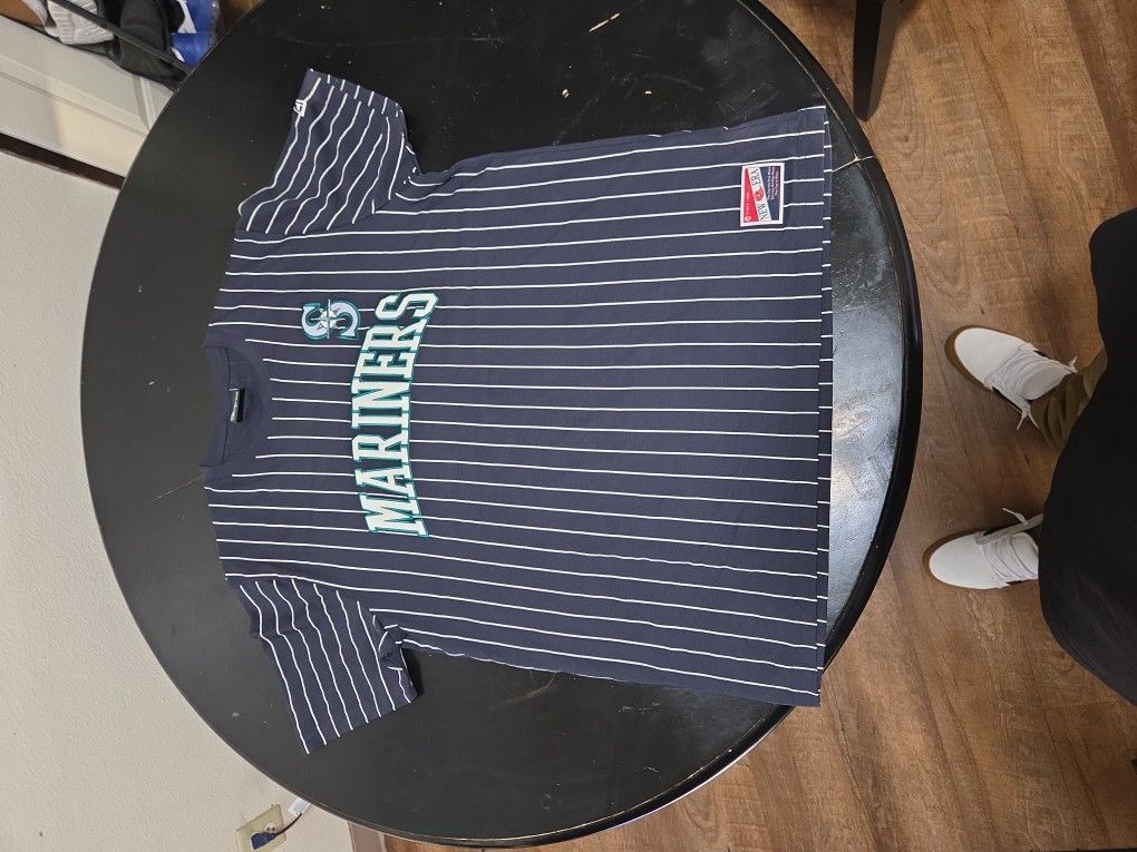 Mariners Pen Striped T Shirt
