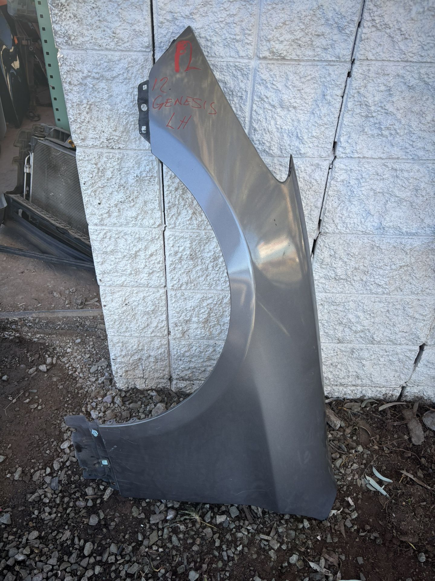 2012 Hyundai Genesis LH Side Fender