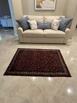 Antique Persian Ingelis Rug Hand-Knotted Persian Hamadan Rug 