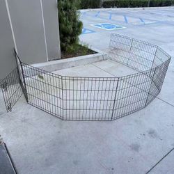 New In Box 24 Inch Tall 8 Panels Mesh Steel Metal Wire Powder Coated Exercise Playpen Fence Kennel Dog Cage Crate Barrier 