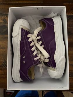 Maison Mihara Yasuhiro Purple Sneakers size 43/10