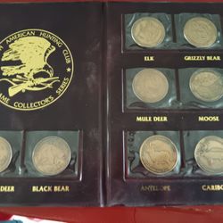 North American Hunting Club Big Game Collectors Coins