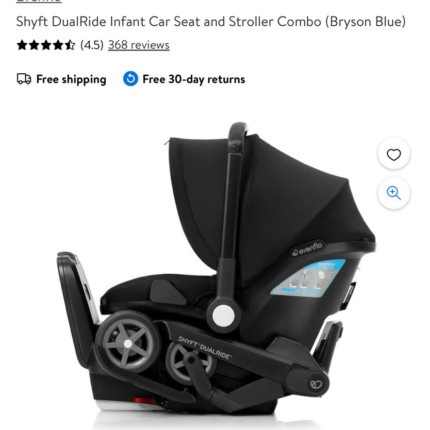 Shift Dualride Infant Car Seat And Stroller Combo 