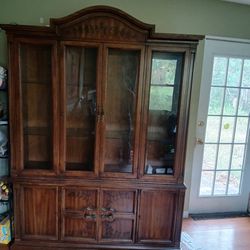 Is antique cabinet.