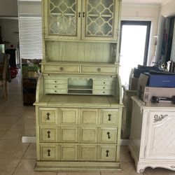 Jasper Cabinet Green Drop Secretary Desk 