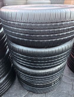 235-55R18 Falken tires usadas en perfecta condición 80%life