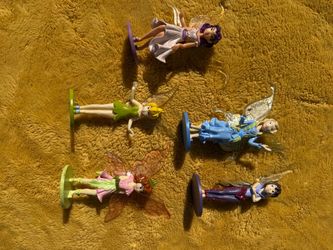 Disney Tinkerbell Fairies, figurines, fantasy, wings,