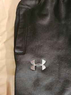 $30 👖 MEN'S UNDER ARMOUR-BLK athletic sweatpants.  Size XL