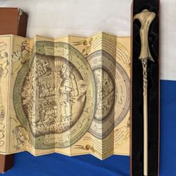 Collectors Edition Voldemort's Wand And Maps 