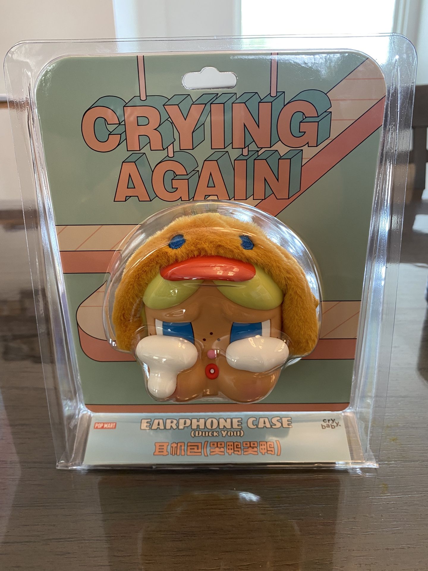 Pop Mart Crying Again Earphone Case