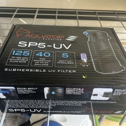 Aquarium Submersible UV Filter 