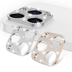 Premium 3D Full Cover Bling Diamond Camera Lens Protector for iPhone 11-13 pro max Back Lens Screen Protector Film