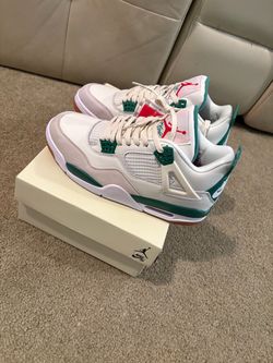 Pine Green Jordan 4s Size 10 Brand New