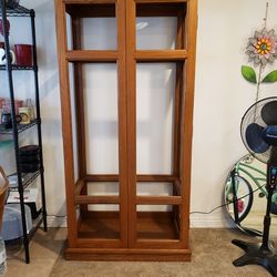 Beautiful Solid Oak China Cabinet