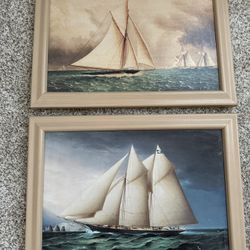 Nautical Prints - Framed Canvas Artwork