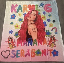Karol G Blanket, Mañana Será Bonito Blanket, Blanket For Fans Of Karol G - 58in x 49in