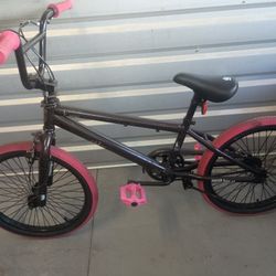 Mongoose BMX 20" Bicycle, Pink/Black