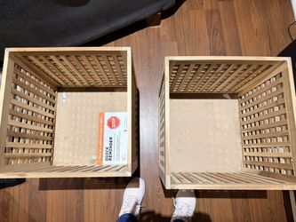 Side Tables Or Storage Containers.