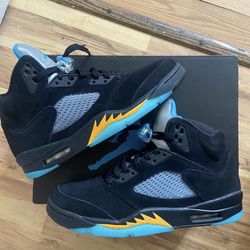 Jordan 5s Aqua size 8 men’s shoes