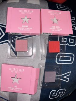 3 Jeffery Star Eyeshadows MSRP $10 Each