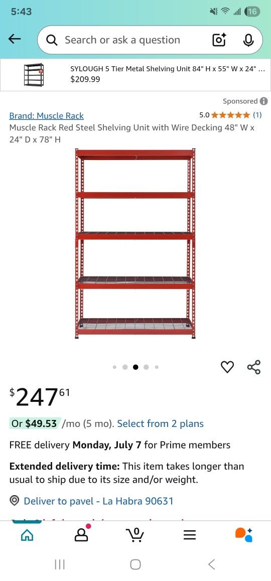 Shelves