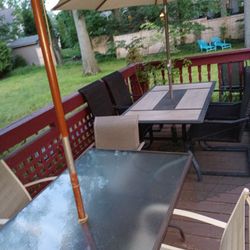 Choice of Deluxe Outdoor Table Sets $75-$85