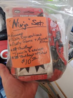 Ninja Party Decor Set