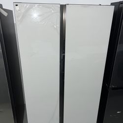 Samsung Refrigerator In A Beautiful White Glass (Lowest Price In Atlanta Area) 