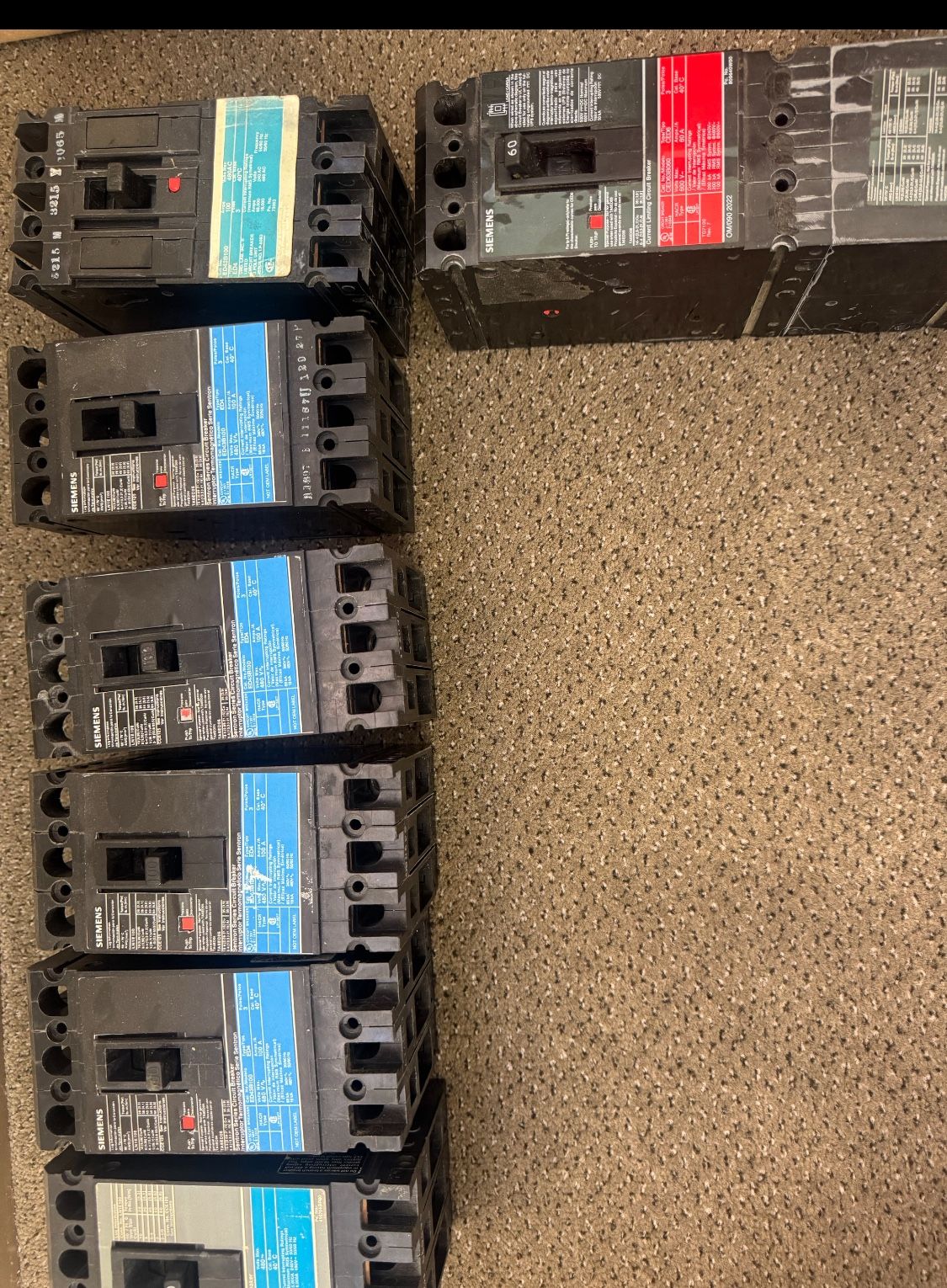 Siemens 100A Breakers