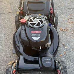 Self propelled Push Start Lawn mower