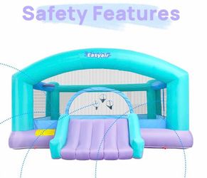 For Sale. Easyair Large Bounce House for Big Kids, Inflatable Bouncer Jumper Slide with 650W Blower
