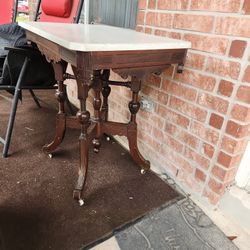 Antique Marble Top Table