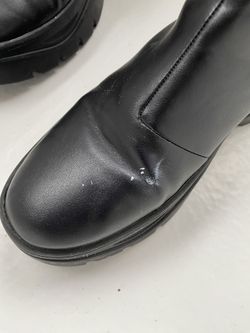 Black Short Boots Size 8