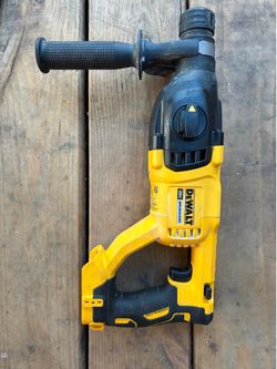 Works great! 20V SDS Plus Brushless Dewalt Hammer Drill
