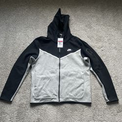 Nike Tech Fleece Black And White Mens Size Large