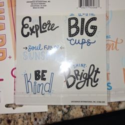 Crafters Square 3 Piece Specialty Glass Stickers