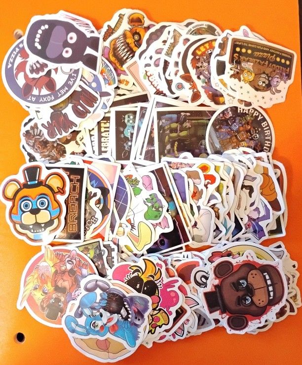 Five Nights at Freddy's Sticker lot of 160