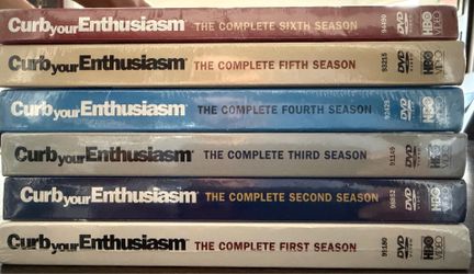 New HBO Curb Your Enthusiasm DVD Seasons 1-6