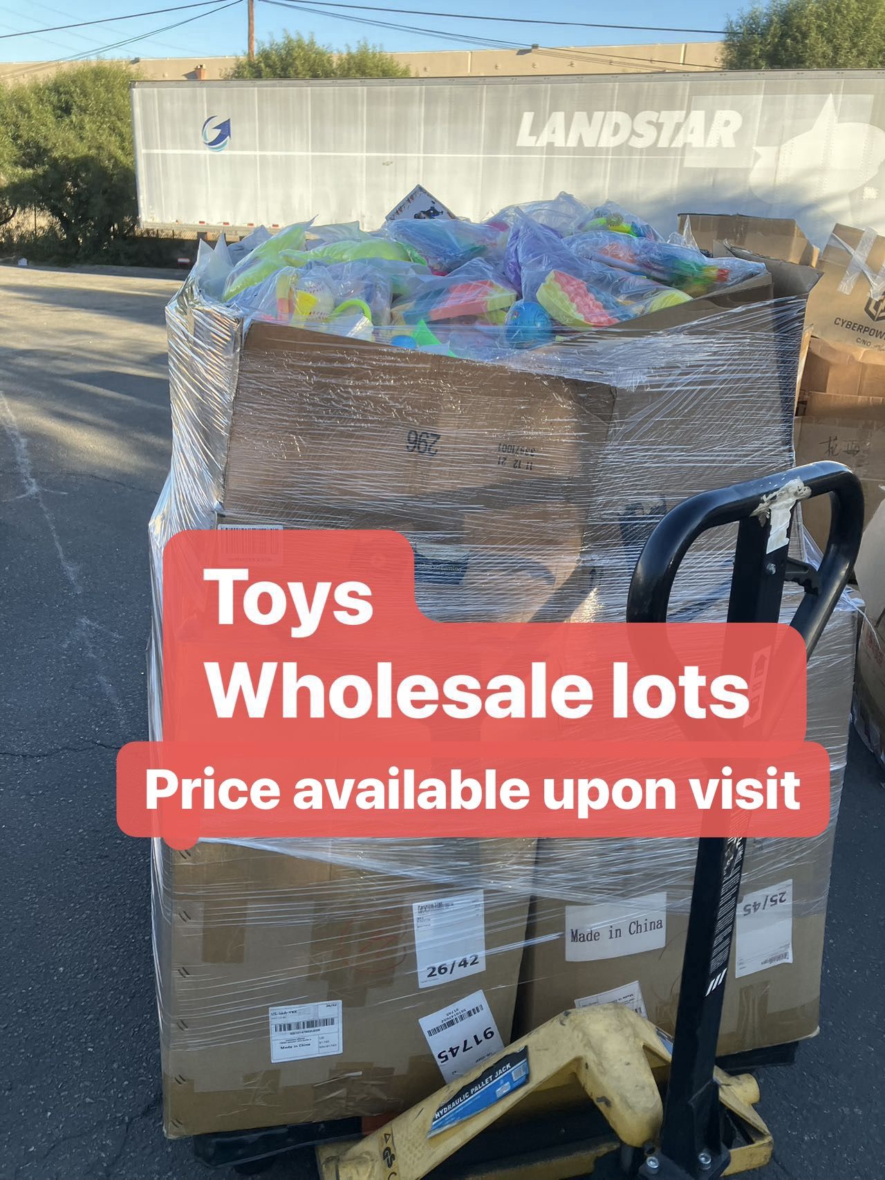 Wholesale lots Toys Price available upon visit