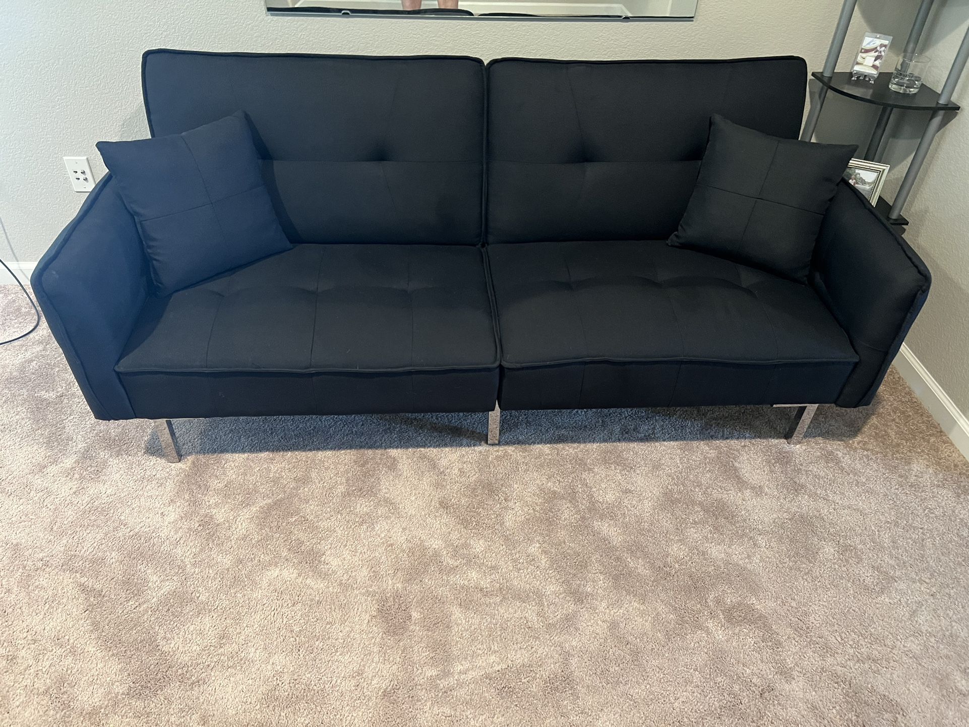 Black Couch / futon 