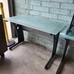 Glass-top Student Desk. 42" Width. $40 Each