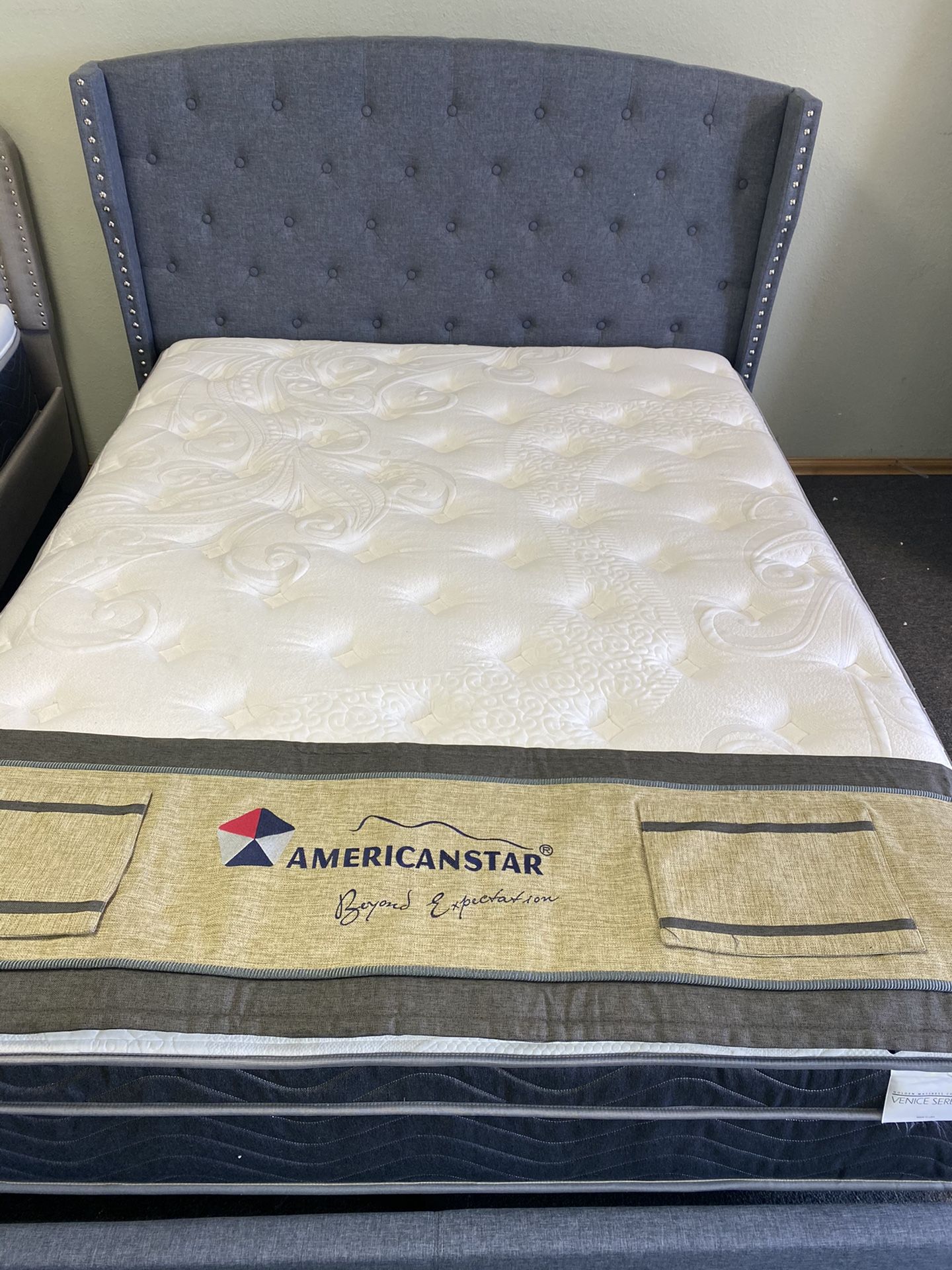 Queen Size Bed With Promotional Mattress And Free Delivery