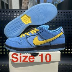 Nike Dunk Low SB PowerPuff Size 10.5 Bubbles Nigel Travis 
